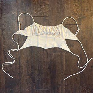 Sky to Moon Backless Corset Top w/ Tie